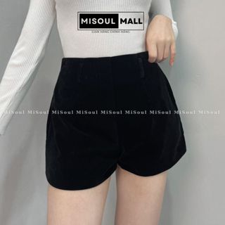 Quần Short Nhung Nữ Bigsize MiSoul Mall, Quần Đùi Sooc Nhung Ôm Cạp Cao Hàng Cao Cấp 113