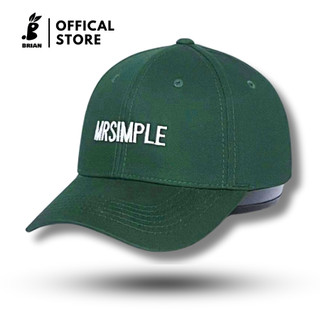 Mũ lưỡi trai nón kết xanh lá cây basic logo thêu mrsimple cao cấp, hàng thiết kế xuất khẩu, dành cho mọi lứa tuổi cả nam