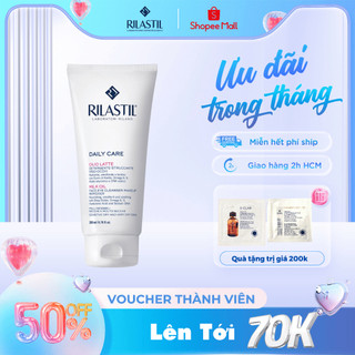 [Date:06.2025] Sữa Rửa Mặt Dịu Nhẹ Cho Da Nhạy Cảm Rilastil Daily Care Milk Oil 200ml