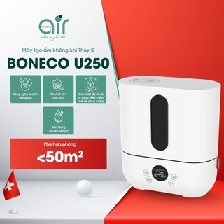 Máy tạo độ ẩm không khí BONECO U250 Công nghệ Ultrasonic Phun sương Làm mát Khuếch tán tinh dầu