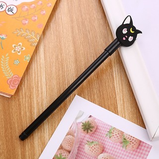3 Bút Nước Mực Đen Mèo Và Heo Mỏng - Thỏ Hồng VPP
