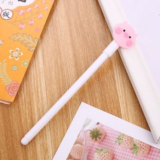 3 Bút Nước Mực Đen Mèo Và Heo Mỏng - Thỏ Hồng VPP