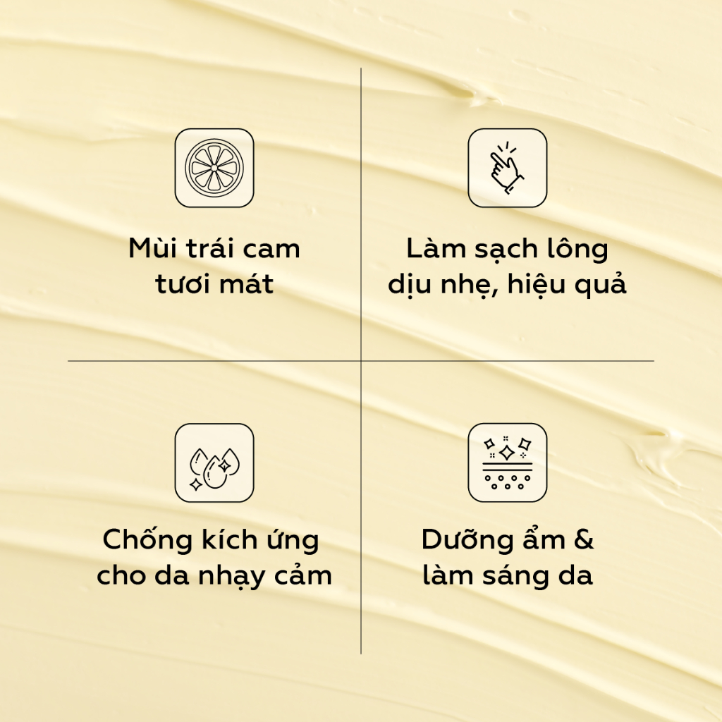 Kem tẩy lông Cúc La Mã UMIHA dành cho da nhạy cảm (85g) - Tẩy lông chân, tay, tẩy lông nách, tẩy lông vùng kín, bikini