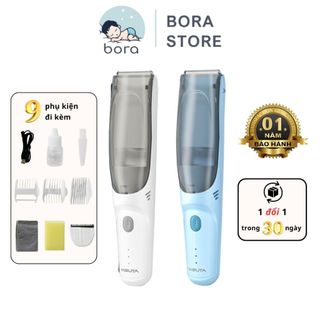 Tông đơ cắt tóc cho bé, kèm hút tóc Misuta, giúp bé không bị ngứa khi dính tóc