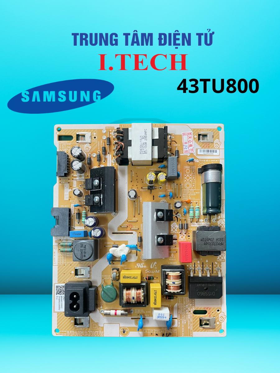 Bo mạch nguồn tivi Samsung 43TU8000
