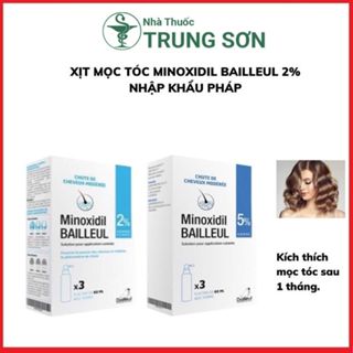 Xịt Mọc Tóc Minoxidil 2% và 5% Giảm Rụng Tóc Và Kích Mọc Tóc [ Hàng Pháp]