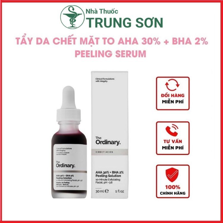 Tinh Chất Peel da The Ordinary AHA 30%+BHA 2% Peeling Solution 30ml