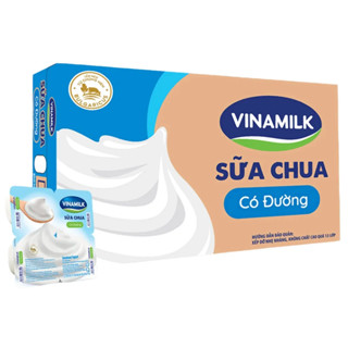 Thùng 48 Hộp Sữa Chua Có Đường Vinamilk 100g/Hộp