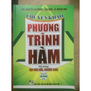 Sách - Chuyên khảo phương trình hàm