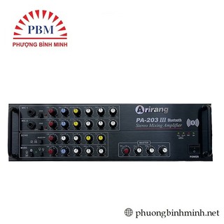 Máy tăng âm arirang pa-203iii bluetooth - chính hãng.