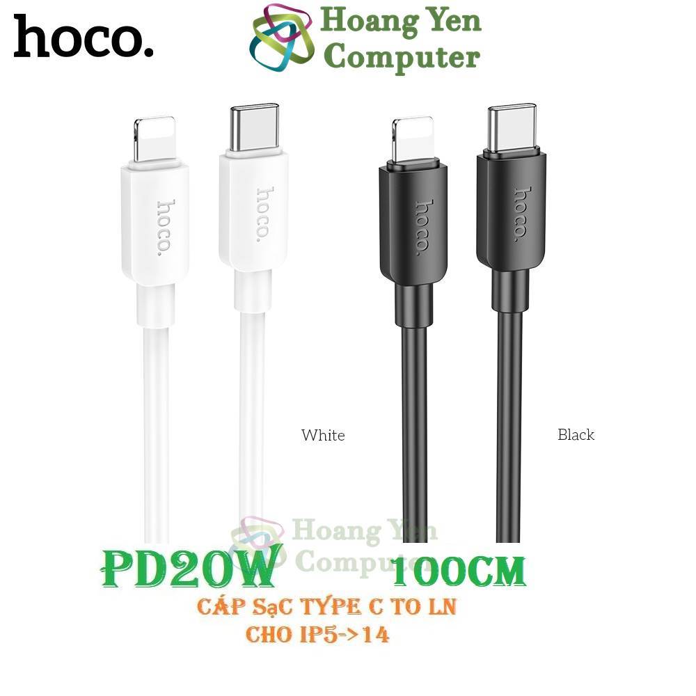 Cáp Sạc 1M Hoco X96 Type C to Type C, Type C to Lighting  - Chính Hãng - Hoàng Yến Computer (MÀU SẮC