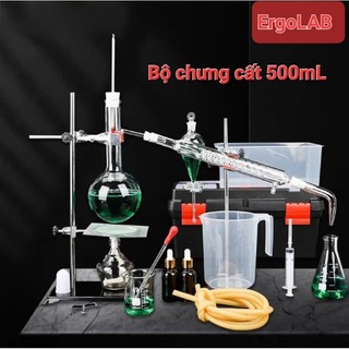 Bộ chưng cất tinh dầu 100ml 250ml 500ml 1000ml 2000ml, bộ chưng cất thủy tinh, bộ chưng cất nước, bộ chưng cất cồn
