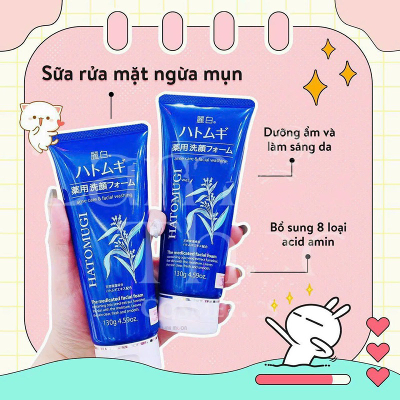 Sữa Rửa Mặt hatomugi nhật bản