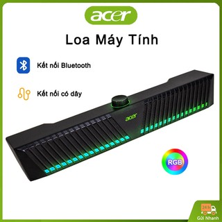 Loa bluetooth máy tính acer osk212 hỗ trợ kết nối có dây 3.5mm và đèn rgb