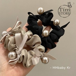 Dây cột tóc scrunchies tiểu thư cổ điển vintage TÍM STORE phụ kiện tóc dễ thương phong cách handmade retro