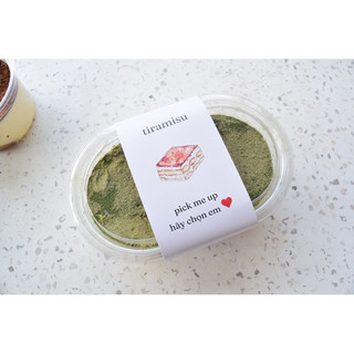 Tiramisu Douyin vị trà xanh thơm mát ít ngọt