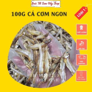 100g cá cơm khô loại ngon, cá lạt, ăn ngon nhức nách
