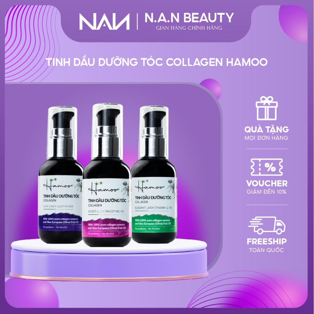 Serum Dưỡng Tóc Mềm Mượt - Tinh Dầu Dưỡng Tóc HAMOO Hương Nước Hoa Giúp Tóc Suông Mượt - N.A.N Beaut