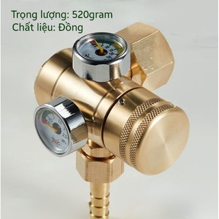 Đồng hồ Oxy_Van điều áp Oxy hàn cắt gió đá cao cấp