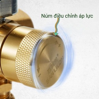 Đồng hồ Oxy_Van điều áp Oxy hàn cắt gió đá cao cấp