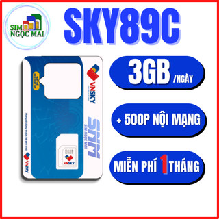 (FREESHIP) Sim 4G Mobifone SKY69D - SKY79 - SKY89C - Miễn Phí 1 Tháng - MIỄN PHÍ GỌI - SIM NGỌC MAI