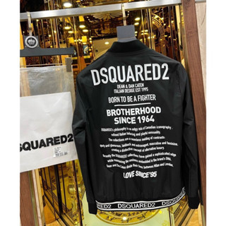 Áo Khoác Gió Nam Dsquared2 Bản Chữ Sau 2 Lớp Premium Cao Cấp-Áo bomber DSQ2 Chữ Sau Hot Hit 2024