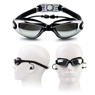 Kính bơi kính bơi tráng gương người lớn trẻ em nhiều màu