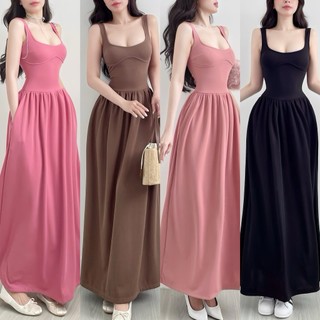 TADstore - Kanie Dress đầm maxi thiết kế chất thun co giãn tốt