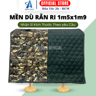 Mền dù răn ri quân đội siêu mát mỏng nhẹ dùng mùa hè dễ gấp gọn đi du lich xe khách ánh sao 1m5x1m9