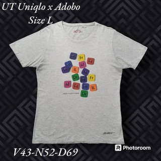 [2HAND] ÁO THUN UT U.N.I.Q.L.O x ADOBO (Vui lòng đọc phần mô tả sản phẩm)