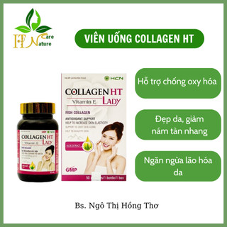 Viên Uống Collagen HT Hỗ Trợ Chống Lão Hóa, Đẹp Da, Da Chắc Khỏe - HT Nature Care
