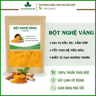 Bột nghệ vàng nguyên chất 1kg ( Bột gia vị nấu ăn, bột làm đẹp từ thiên nhiên) - Chợ Thảo Dược Việt