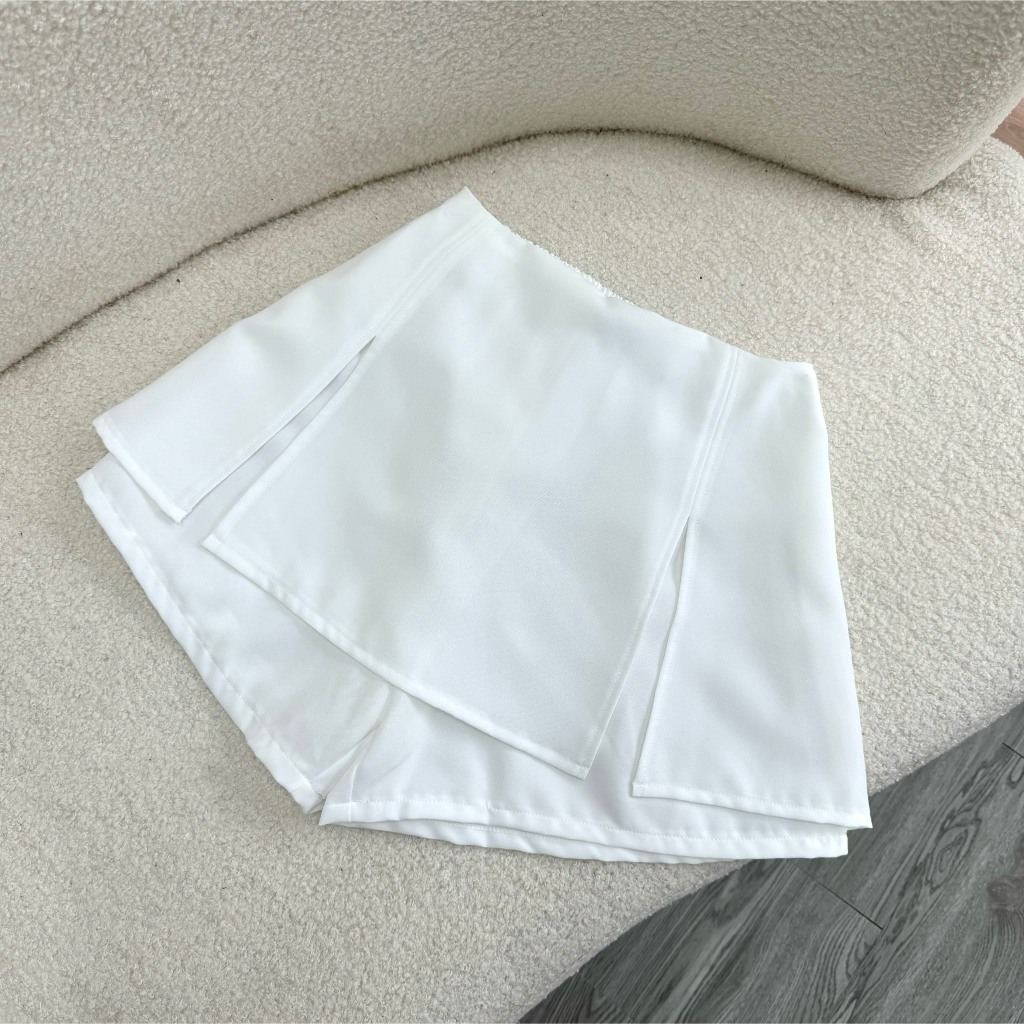 Quần Giả Váy Bigsize Nữ Xẻ 2 Bên  Lưng Thun Co Giãn Ngoại Cỡ Chất Vải Tuyết Chéo Co Giãn GVC | BigBuy360 - bigbuy360.vn