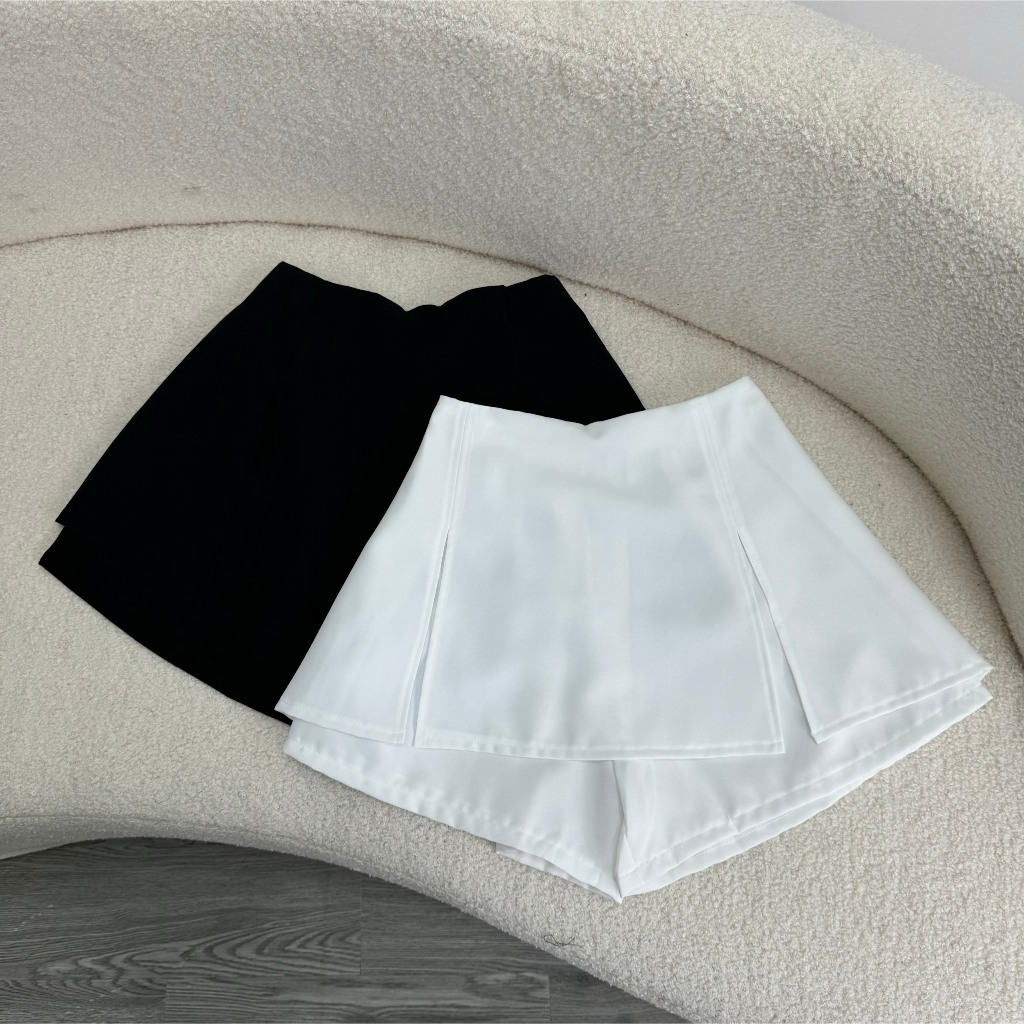 Quần Giả Váy Bigsize Nữ Xẻ 2 Bên  Lưng Thun Co Giãn Ngoại Cỡ Chất Vải Tuyết Chéo Co Giãn GVC | BigBuy360 - bigbuy360.vn