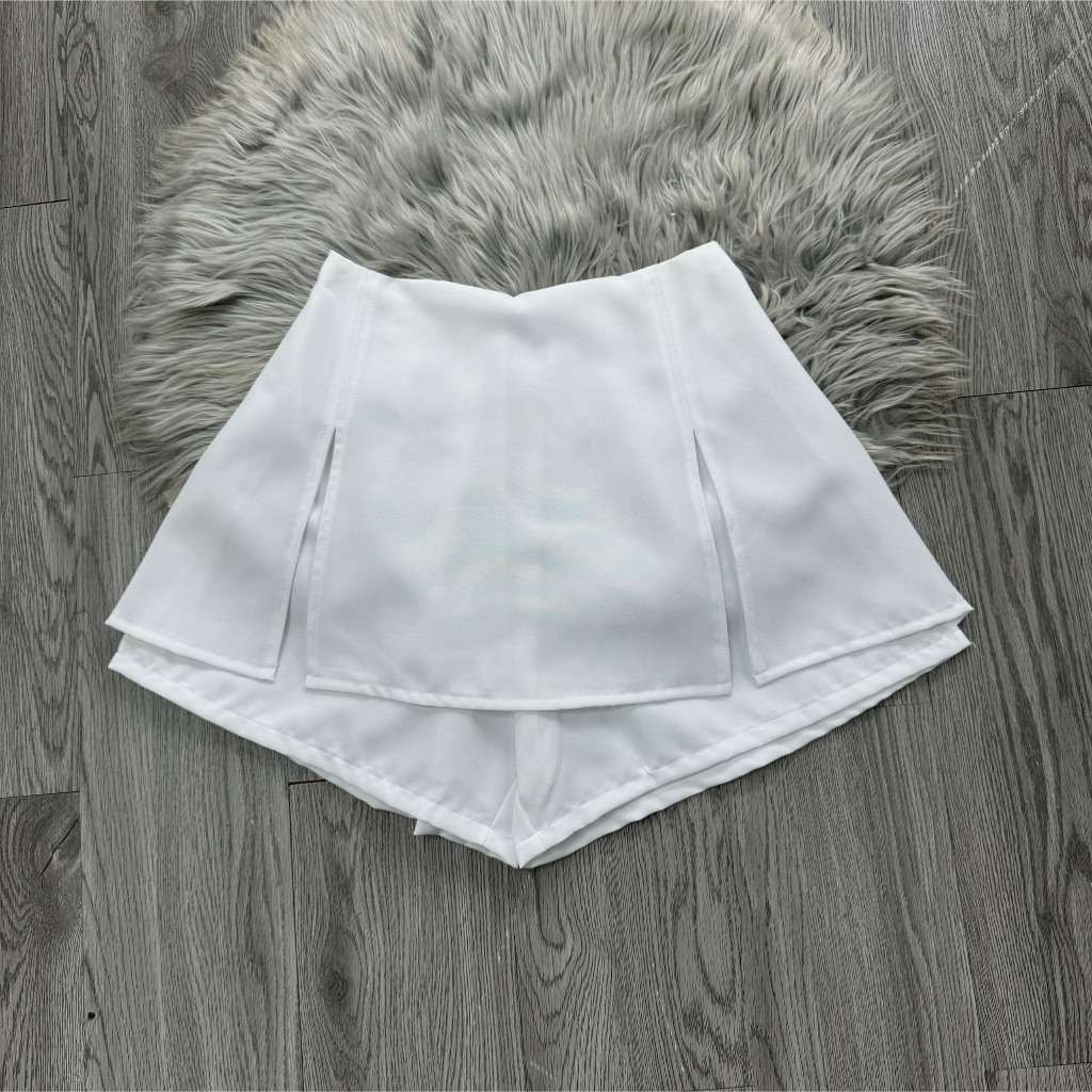 Quần Giả Váy Bigsize Nữ Xẻ 2 Bên  Lưng Thun Co Giãn Ngoại Cỡ Chất Vải Tuyết Chéo Co Giãn GVC | BigBuy360 - bigbuy360.vn