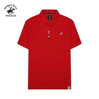 Beverly Hills Polo Club - Áo polo Ngắn tay Nam Slim Fit Đỏ Trơn -  BHPC PMSSS24TL012