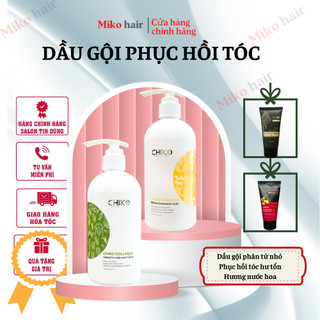 COMBO DẦU GỘI XẢ Chiko DƯỠNG TÓC, DƯỠNG ẨM, NGĂN RỤNG TÓC, MƯỢT TÓC, PHỤC HỒI TÓC HƯ TỔN MIKO HAIR