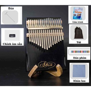 Đàn Kalimba 17 Phím, Đàn Kalimba 21 phím Anca Nguyên Khối, Đàn Kalimba Giá Rẻ 17 Phím, Đầy Đủ Phụ Kiện