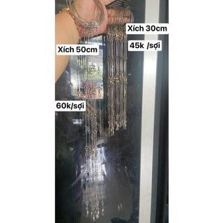 Xích chân chim vẹt - két siêu nhẹ kèm vòng số 8