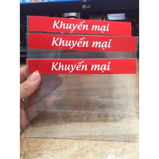 tấm PVC A4, A5 , A6 trong