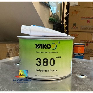 Bột bả matit 2 thành phần YAKO 380 trám trầy xước