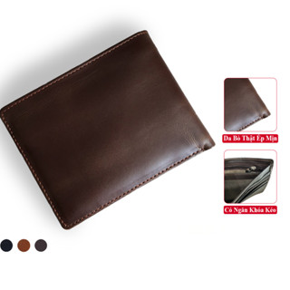 Ví Nam Vicenzo Da Bò Sáp Ép Mịn Thời Trang Cao Cấp. Bóp Da Bò Nam Dáng Ngang Bảo Hành 1 Năm - Vndt06