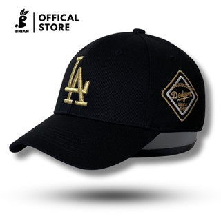 Mũ lưỡi trai LA Dodger MLB đen, nón LA Dodger đen logo vàng cao cấp, dành cho mọi lứa tuổi cả nam và nữ, FREESIZE.