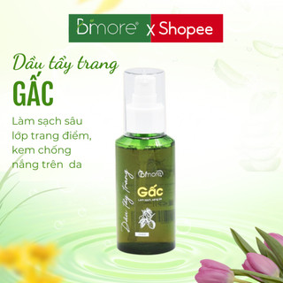 Dầu tẩy trang Gấc Bimore sạch sâu lớp trang điểm, kem chống nắng, ngừa mụn thâm sáng hồng da 120ml