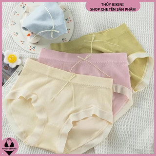 Sét 10 quần lót nữ cotton dệt kim Q713 siêu co giãn, thấm hút mồ hôi, đáy kháng khuẩn,mềm mát - THỦY BIKI