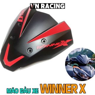 Mão Winner X trang trí nhựa ABS chắn gió, ốp đầu xe mẫu sừng 4 lỗ ốc nhiều màu