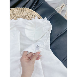 ĐẦM CÚP ĐÍNH HOA TRẮNG PHA LÊ FROM XOÈ