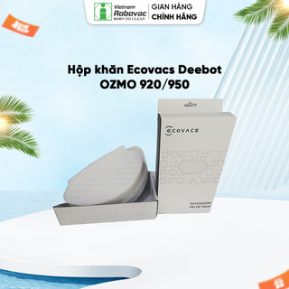 Hộp khăn lau robot hút lụi lau nhà ecovacs deebot ozmo 920/950/t5 _hàng nhập khẩu