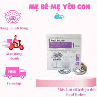 Máy hút sữa điện đôi Real Bubee ( Có chế độ massa kích sữa, Hút êm ái như em bé bú )- mẹ yêu con