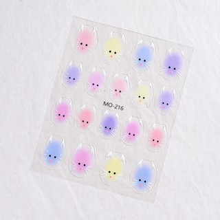 Sticker hoạt hình dán móng